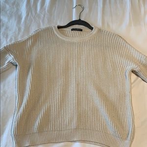 Brandy Melville Cream Knit Sweater